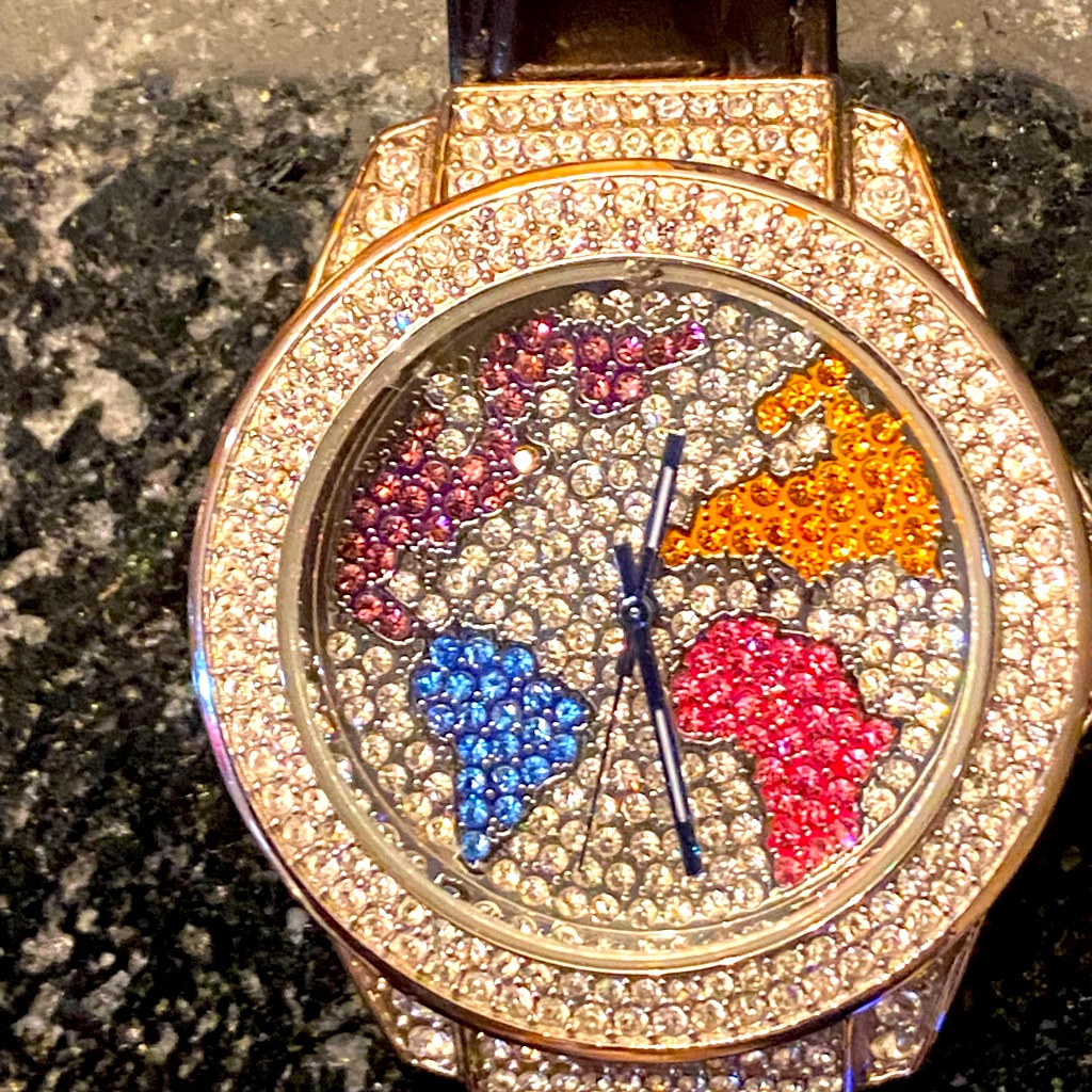 Multicolor Diamond Watch